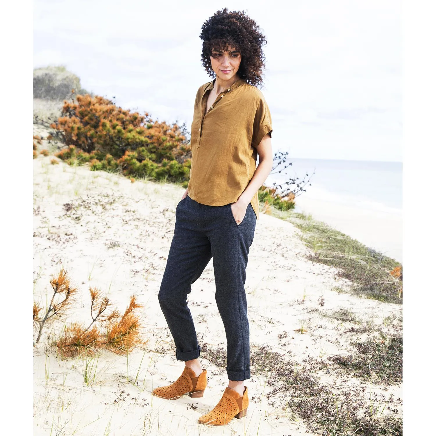 Women's Earth Keren Olive Suede