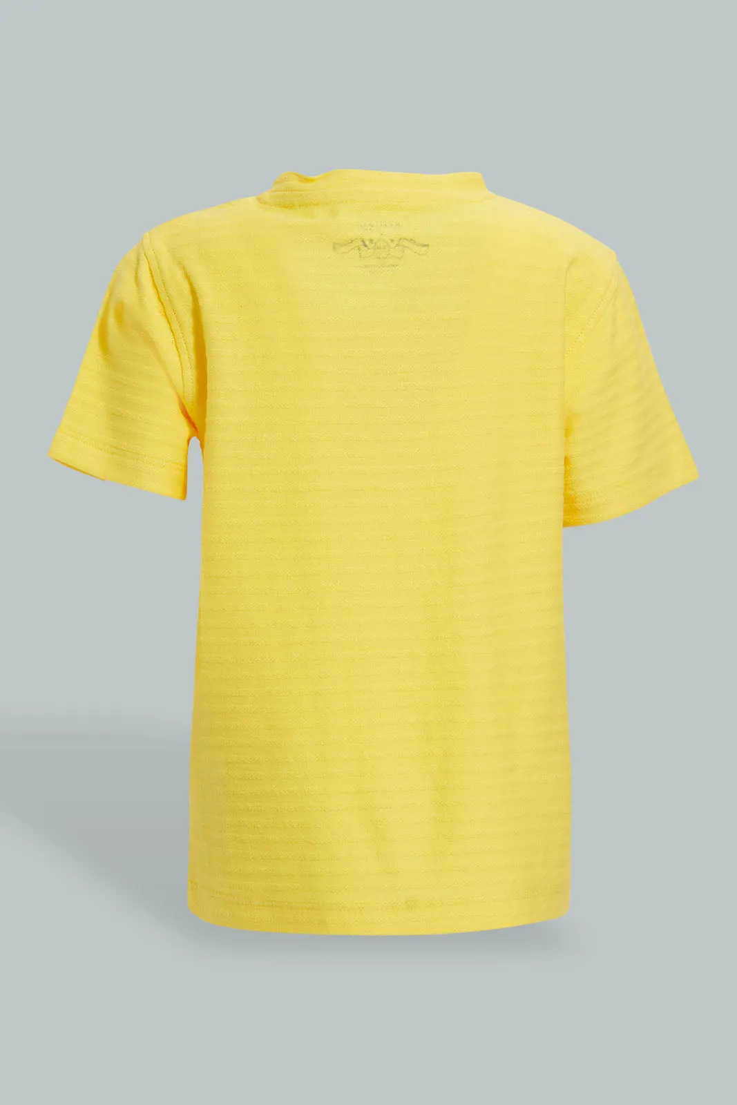 Yellow Jacquard T-Shirt